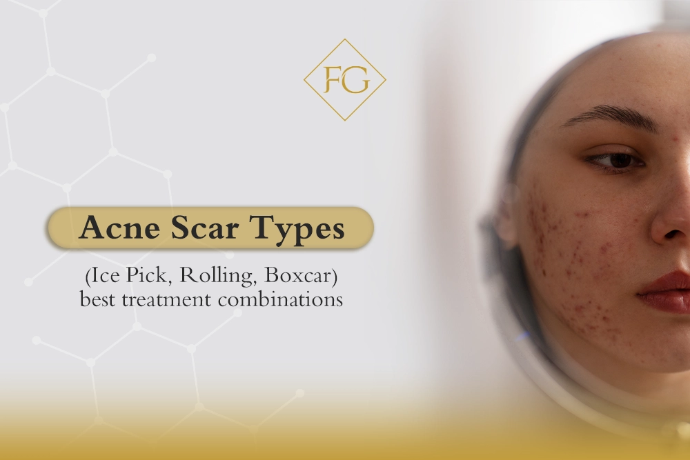 types of acne scars