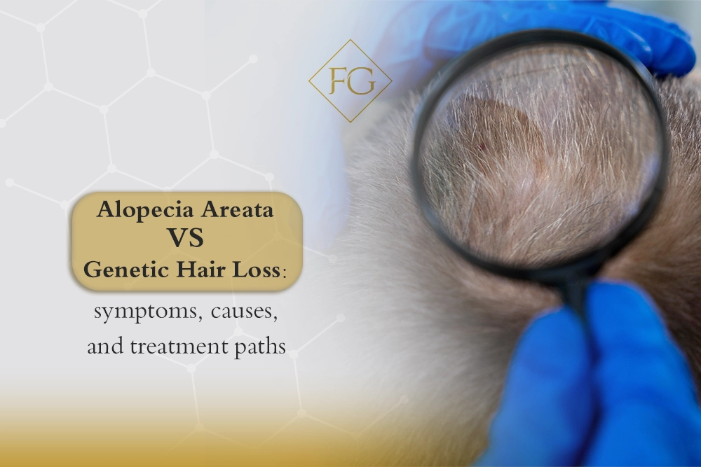 alopecia areata vs androgenetic alopecia