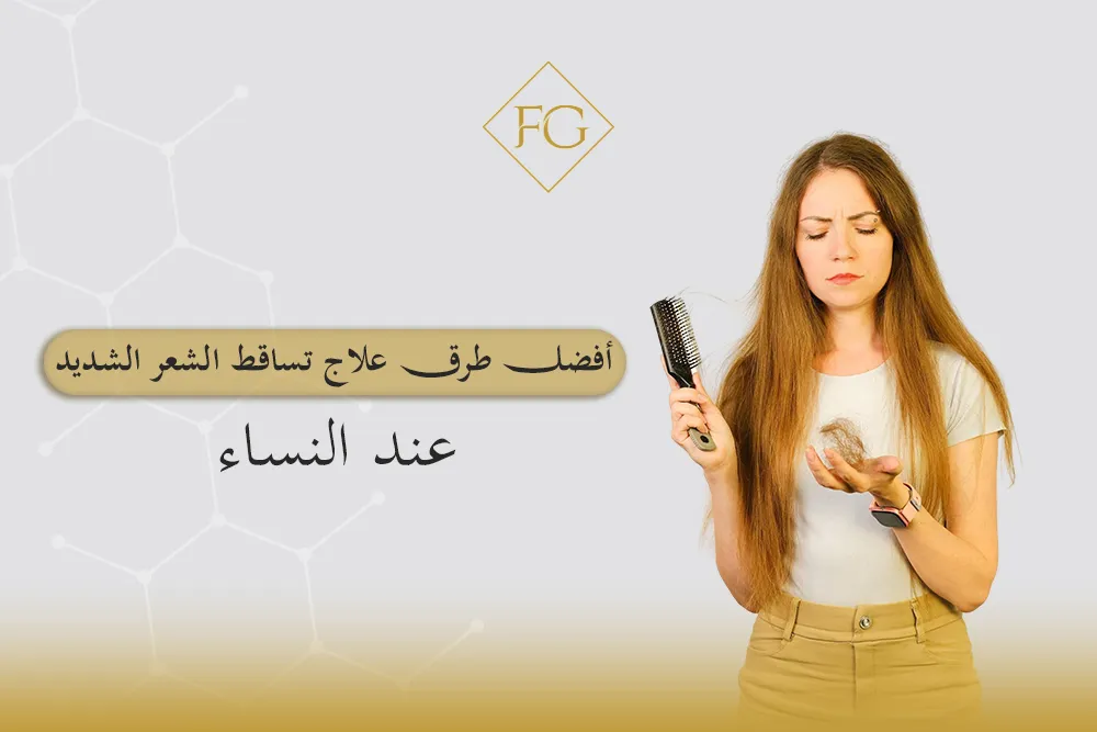 علاج تساقط الشعر الشديد عند النساء