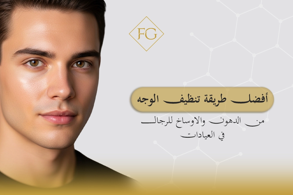 تنظيف الوجه من الدهون والاوساخ